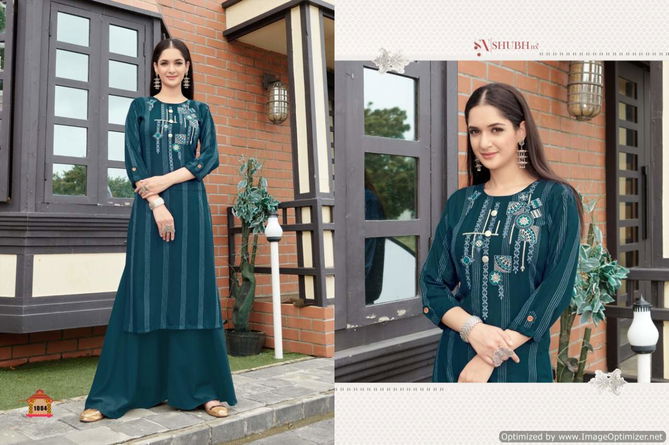 Shubh Anamika 1 Ethnic Wear Rayon Viving Fancy Designer Kurti Collection